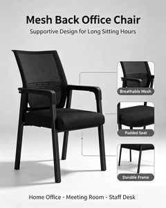 Silla de Oficina Cómoda K, Silla Ergonómica para Estudiantes, Dormitorios, Computadora, Hogar, Reuniones, Personal - Product Image 3