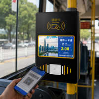 Bustone - Validador de Boletos de Autobús Inteligente con Sistema Android, Lector RFID NFC Sin Contacto, Escáner QR, Cobro Electrónico de Tarifas de Transporte