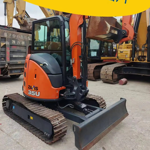 Excavatrice sur chenilles Hitachi Zaxis ZX35-5N d'occasion, mini 3,5 tonnes ZX35U avec accessoires hydrauliques ZX35U-5N - Product Image 4
