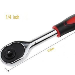 Petit jeu d'outils à main Torx 1/4\" de 46 pièces, douilles de réparation automobile de 6,3 mm et jeu de douilles d'entretien - Product Image 4