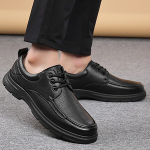 Mocasines de Vestir para Hombre, de Cuero Genuino, Transpirables, Cerrados, Antideslizantes, Resistentes, Cómodos, para Oficina y Carrera Profesional - Product Image 3