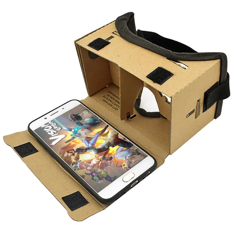 Envelope Model Brand Google Cardboard VR Viewer 3D Glasses 3.0 Flatly Foldable Cardboard VR Headsets 3D VR Video Glasses