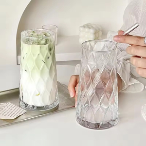 Vaso de Vidrio Minimalista Clásico para Bebidas, Té, Leche, Café, para el Hogar, Bar y Fiestas, Venta al Por Mayor de Fábrica - Product Image 3