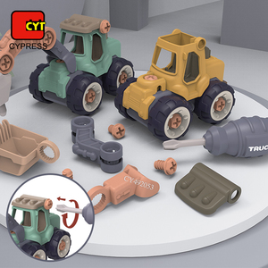 Đồ Chơi Tháo Rời Giáo Dục Xe Tải Xây Dựng Máy Xúc Đồ Chơi Xây Dựng Phương Tiện Kỹ Thuật - Product Image 5