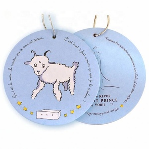 Ambientador de coche de papel de algodón absorbente de estilo más nuevo a granel personalizado sin mínimo colgante - Product Image 1