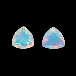 Cristal de Ópalo Etíope Natural Yashee, Corte Trillón de 7x7 mm, para Fabricación de Joyas, Suministro de Energía Chakra, Sanación Energética - Product Image 3