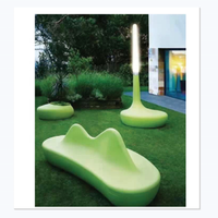 Banc lumineux intelligent LED pour jardin SenzhaoOutdoor, chaise, tabouret, étanche IP65