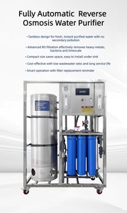 Système de traitement de l'eau ZWT sans réservoir, petit et économique, 250 L/H, avec filtration par membrane RO de première étape et composants essentiels en sable et PP - Product Image 4