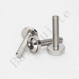 M6 M8 M10 رأس قرص التيتانيوم مسامير بأكسيد التصنيع باستخدام الحاسب الآلي المكسرات ومسامير التيتانيوم الخام <span class=keywords><strong>Gr5</strong></span> البراغي والتيتانيوم للدراجات النارية - Product Image 5