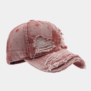 Fashion Washed Cotton Faded Soft Top Baseball Cap Dad <strong>Hats</strong> Worn Out Denim Solid Color <strong>Furred</strong> <strong>Men</strong> Women Distressed Dad <strong>Hat</strong> - Product Image 5