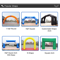 Arche gonflable personnalisée avec impression de logo, arche portable pour événements en plein air, pour la promotion de marques et les salons professionnels