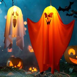 Transfrontalier Halloween décoratif LED Flash lumière nouveau tissu <span class=keywords><strong>horreur</strong></span> fantôme extérieur scène mise en page accessoires - Product Image 3