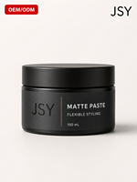 Pâte coiffante mate 100 ml pour hommes – Fixation souple, fini mat, coiffage facile, texture cire-gel – Marque privée OEM ODM Vente en gros