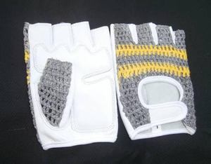 Guantes de Ciclismo de medio dedo, diseño personalizado, calidad superior, Palma de cuero - Product Image 6