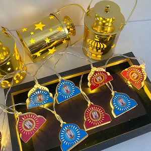 DAMAI 4.5m Eid Al Adha Decorations <b>String</b> <b>Lights</b> Eid Moon Star Kerosene Lantern Lamp Ramadan <b>Outdoor</b> Decoration Party Supplies - Product Image 2