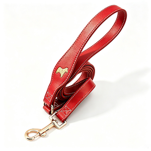 Customized Elegant and Luxury Soft Leather DLY Dog <b>Harness</b> with Cute Buckle and Leash Set Luxury Pet Chest Accessories - Product Image 4