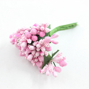 Venta directa de cajas de regalo para coronas de flores hechas a mano, decoración con tallos de morera, simulación de estambres, material para festivales y bodas. - Product Image 3