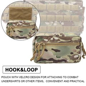 Bolsa Táctica con Cierre de Gancho y Bucle, Bolsa de Transporte Subabdominal, Bolsa para Herramientas para Chaleco Táctico JPC CPC AVS - Product Image 5