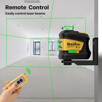 Niveaux laser 3D 360° Deglasers, faisceau vert, 12 lignes, qualité industrielle, prix attractif, outils laser pour l'accrochage d'images