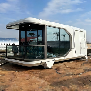 Elegante <span class=keywords><strong>Casa</strong></span> Capsula Prefabbricata di Lusso, <span class=keywords><strong>Casa</strong></span> Modulare Intelligente ad Energia Solare con 5 Anni di Garanzia per Uso Esterno in Centri Commerciali e Ville di Alta Gamma - Product Image 6