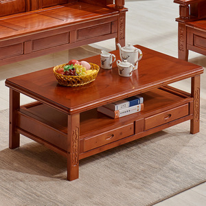Juego de sofás de madera maciza estilo chino Dazhang Jiaju con almacenamiento para sala de estar u oficina - Product Image 3