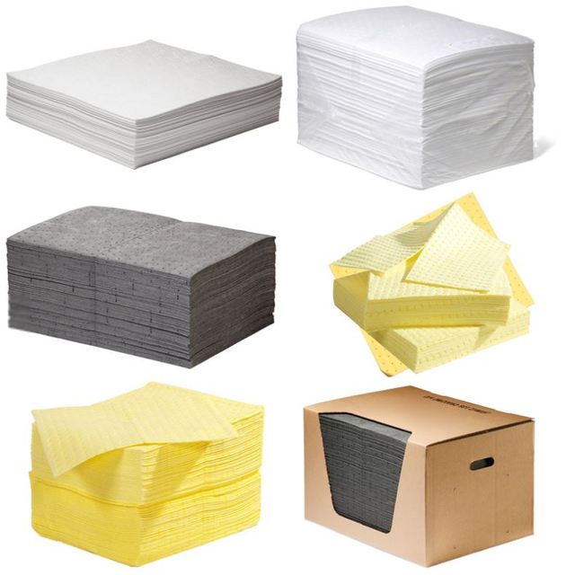 Floating Pad Chemical Absorbent Pads Oil Universal Spill Pollution Treatment Oilonly Drum Top Dimpled Absorbing Medium