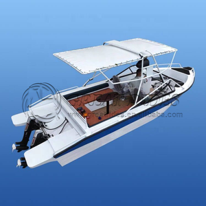 Venta caliente 5,8 m 10 Personas Océano Pequeño Yate 19ft Pesca Ocio Aleación de aluminio Barco de velocidad para deportes acuáticos - Product Image 1