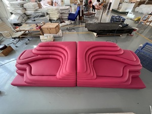 Replica del Divano <span class=keywords><strong>Terrazza</strong></span> Ubald Klug DS-1025 in Pelle Bianca dal Design Senza Tempo di Yadea Furniture - Product Image 5