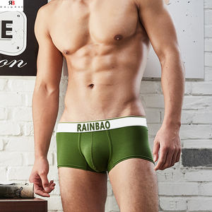 रेनबाओ हॉट सेल अनुकूलित रंग पुरुष अंडरवियर सांस लेने योग्य आरामदायक मॉडल पुरुष बॉक्सर ब्रीफ शॉर्ट्स - Product Image 1