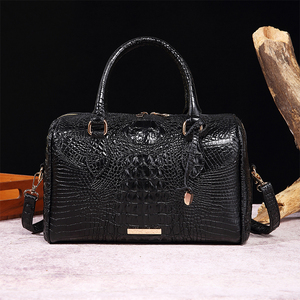 Bolsos cruzados vintage de lujo para mujer, de cuero de alta calidad PU bolso de hombro, monedero con asa superior, bolsos con patrón de cocodrilo - Product Image 3