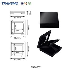 Two-layer Blush <b>Compact</b> case Blush Packaging Custom square <b>Foundation</b> <b>Compact</b> Powder case with Mirror - Product Image 2