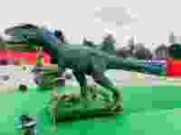 Modèle de robot animatronique de dinosaure électrique d'intérieur télécommandé pour adultes pour parc à thème en plein air pour enfants