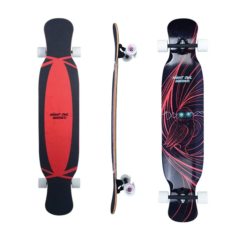 Barato koston novo freeride de bambu personalizado completo placa longa