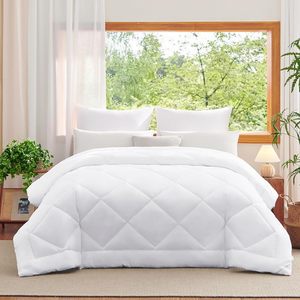 新入荷 高品質コットンキルティング7点セット キングサイズ グースダウン羽毛布団 インサートコンフォーターセット 高級寝具 - Product Image 1
