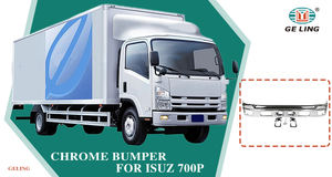 Parachoques Cromado Largo o Corto de Repuesto para Camión GELING, para Isuzu 700P NPR NQR ELF ACROSS - Product Image 6