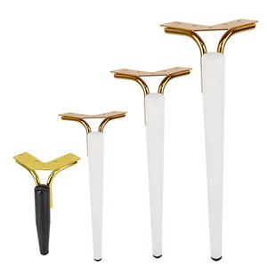 화이트 컬러 인기있는 디자인 가구 테이블 철 다리 장식 소파 다리 - Product Image 5
