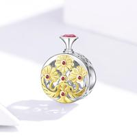Parfum en argent sterling S925 perles accessoires déesse bricolage exquise simplicité SCC1390