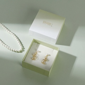 High-end Customized Valentine's Day <b>Book</b>-shaped Jewelry Packaging <b>Box</b> Logo Customization for Necklace Bracelet Bangle-Lid Base - Product Image 6