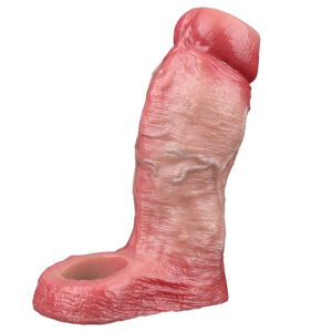 Realistische Kondome für Männer Wieder verwendbare Penis hülle für männliche Extender Dildo Enhancer Vergrößerung Kondom männliche Schwanz Sexspielzeug - Product Image 1