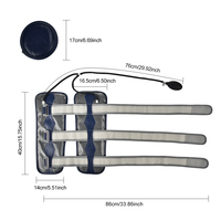 Correcteur de posture des jambes réglable, bande de redressement des jambes, ceinture de correction des jambes de type X/O
