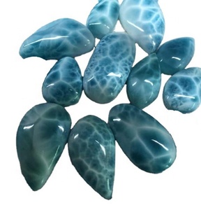 Cabochon <span class=keywords><strong>de</strong></span> <span class=keywords><strong>Larimar</strong></span> naturel en <span class=keywords><strong>pierre</strong></span> précieuse, accessoire <span class=keywords><strong>de</strong></span> fabrication <span class=keywords><strong>de</strong></span> <span class=keywords><strong>bijoux</strong></span>, en cristal, pour méditation - Product Image 1