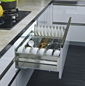 High-quality drawer open basket Cabinet Organizer and pantry Kitchen basket for storage cabinet organizer