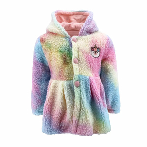 Cappotto di pelliccia colorato invernale bambini cappotti finti ragazze giacca di pelliccia invernale <span class=keywords><strong>bambina</strong></span> cappotti di pelliccia vendita calda neonate DHL abbigliamento Casual - Product Image 6