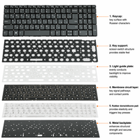 Clavier d'ordinateur portable noir avec cadre, neuf, version américaine, pour Lenovo IdeaPad Z370 Z375 Z470 Z475 Z470A – Pièces de rechange en gros