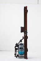 Máquina de Remo Plegable Resistente al Agua, Máquina de Ejercicio Aeróbico de Madera para Gimnasio en Casa, Máquina de Remo de Madera