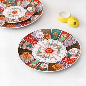 Décalcomanie japonaise en céramique pour <span class=keywords><strong>cuisine</strong></span> créative Assiette plate jetable Sushi Sashimi Barbecue Assiette vintage pour usage domestique et événementiel - Product Image 3