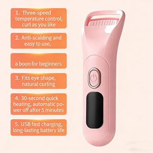 Recourbe-cils électrique chauffant, outil de recourbement des cils rechargeable, dispositif de lifting des cils, rehausseur de cils - Product Image 5