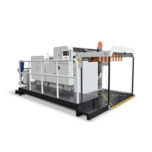 HJ-1100B Non Woven Fabric Plastic Corrugated Sticker Printing Paper Auto Stack Number Counting Cross Cutting Machine