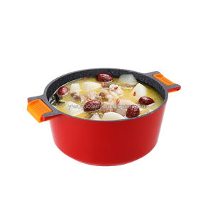 Juego de utensilios de cocina fundidos a presión de aluminio de 6 piezas con tapas de vidrio y mangos de baquelita resistentes al calor - Product Image 6