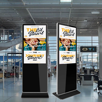 Solución de Señalización Digital para Estaciones de Metro, Pantalla LCD de 4K para Interiores, Pantalla Digital Publicitaria para Aeropuertos